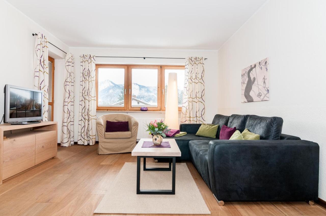 Apartment mit Gartenblick